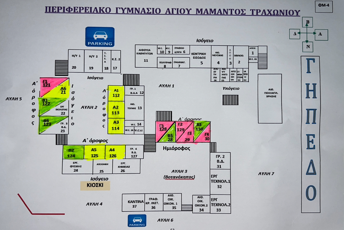Σχεδιάγραμμα Σχολείου
